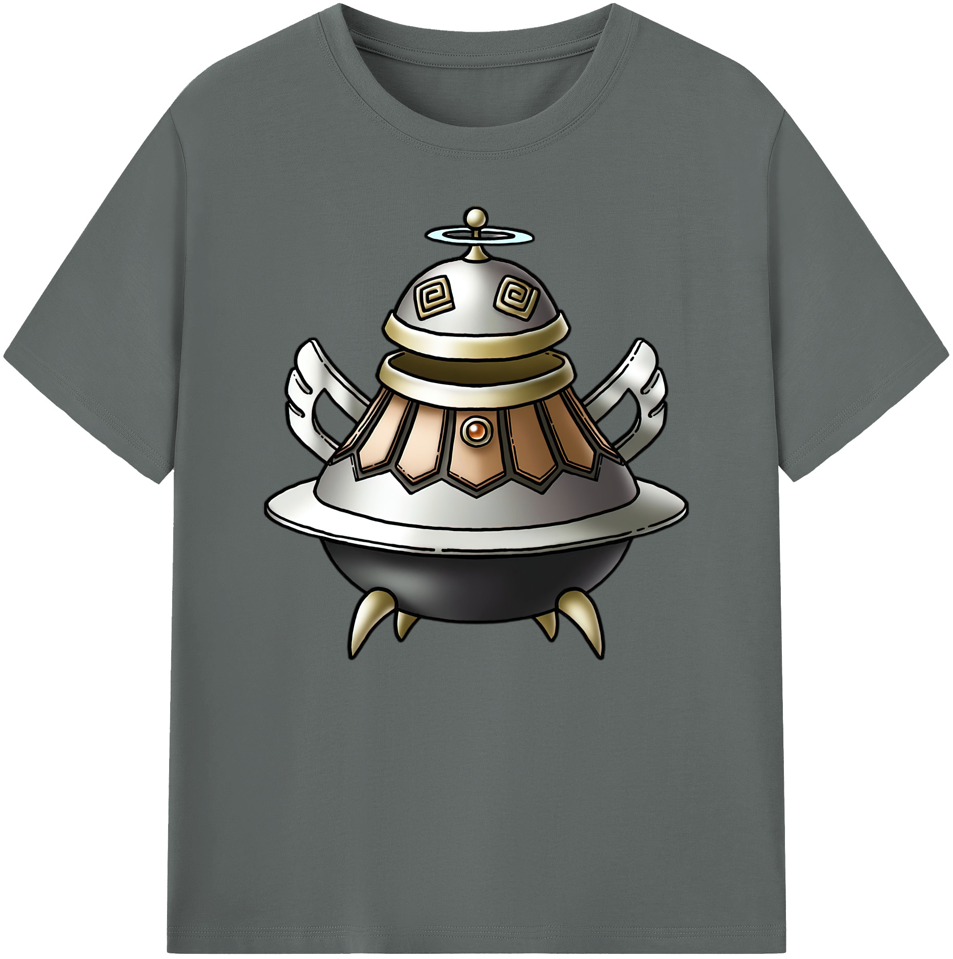 （画像用） ドラゴンクエスト Doragon Kuesuto Dragon Quest 綿100％ メンズ半袖Tシャツ｜肌触りやわらか＆通気性